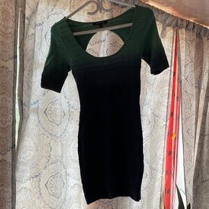 WOW Couture Green and Black dress